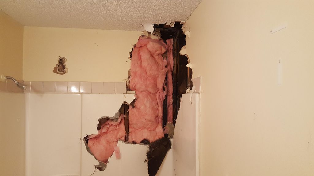 Before photo from a fire that started outside the 