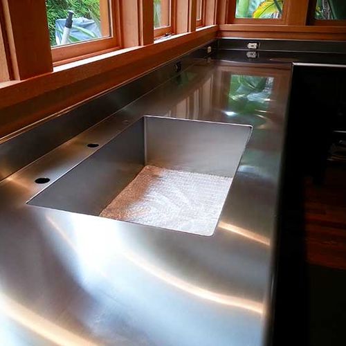 counters and countertops with sinks