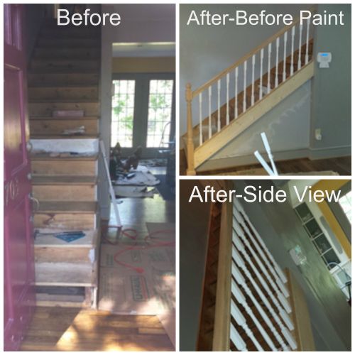 Year: 2014
Job: Tore out existing stairs (Before),