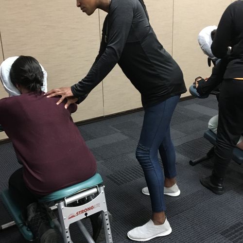 chair massage at MIT