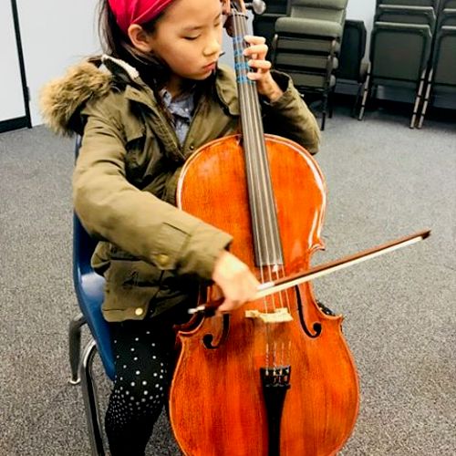 One of my fantastic cello students!