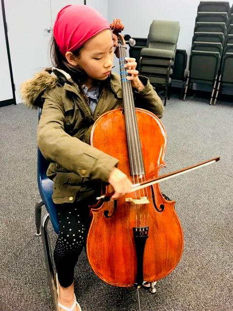 One of my fantastic cello students!