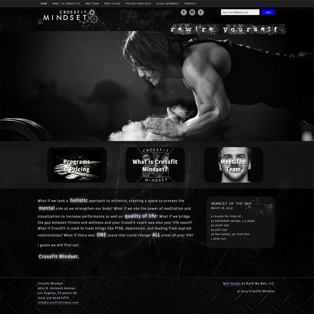 Responsive Design, Crossfit Gym