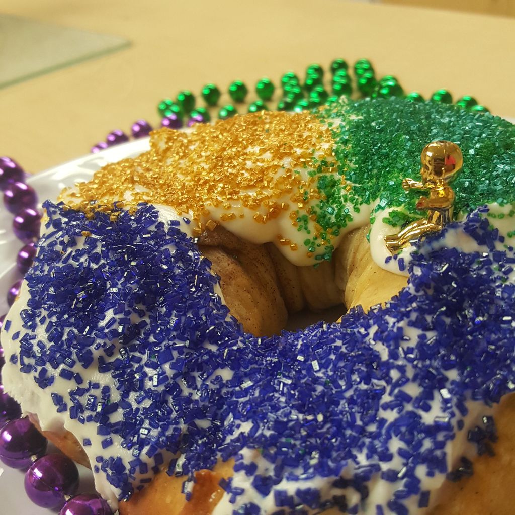 Original New Orleans King Cake Mardi Gras, Tuesday