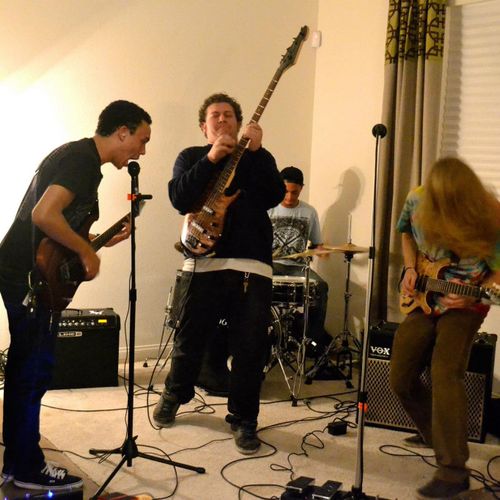 House show with my band "Garbage Tree"