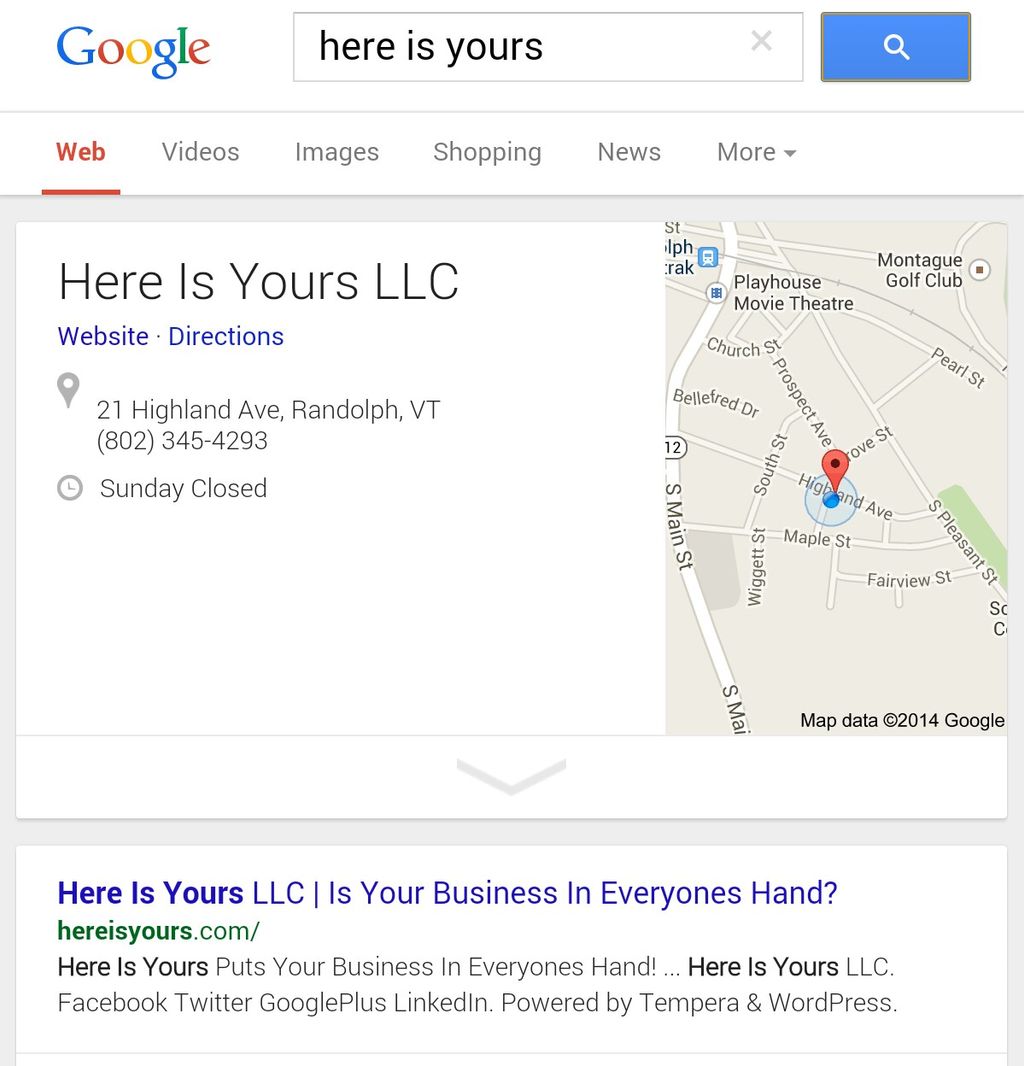 Be there when people search.