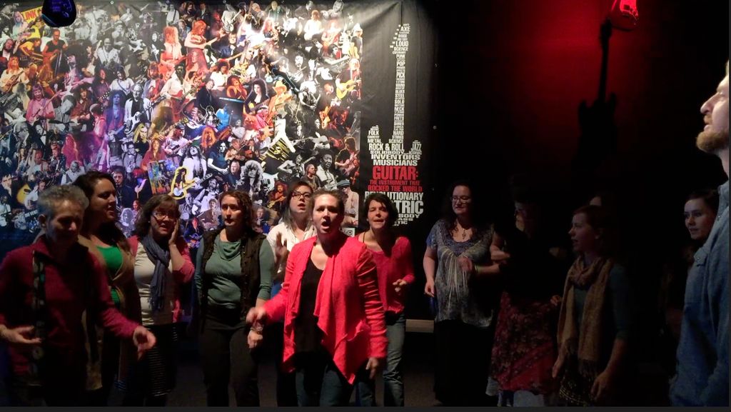 Holistic Voice Lab Students at OMSI