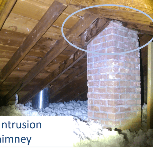 Inspection Services- Chimney not water tight