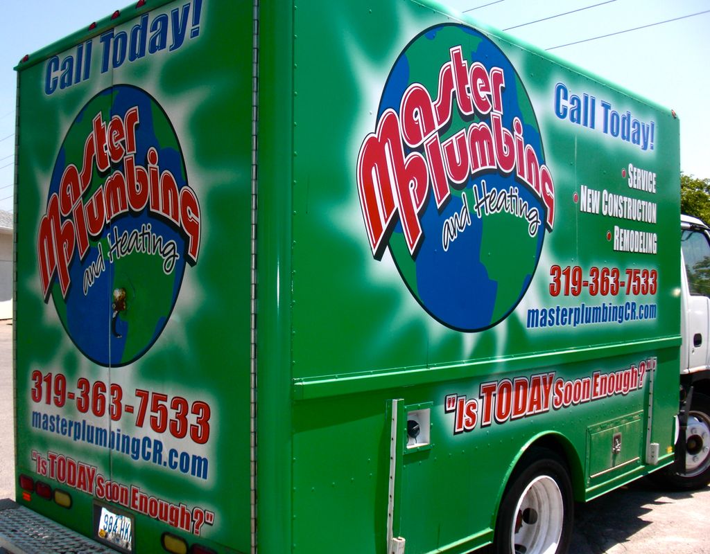 You can't miss the guys in the green trucks!