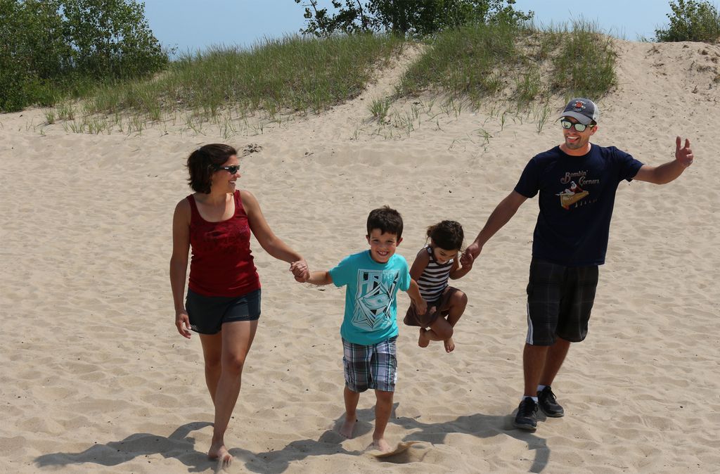 Family Portrait - Family Vacation on the Lake