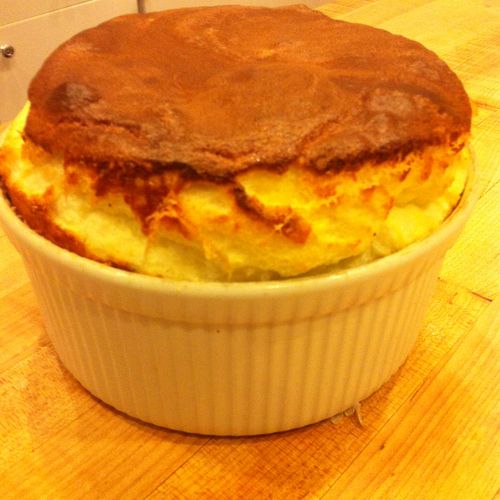 Cheese Souffle for six