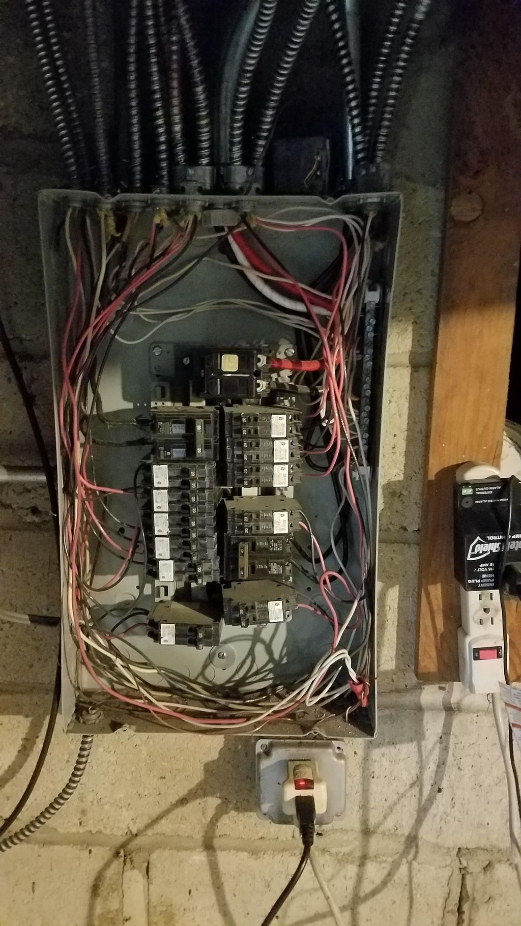 Electrical service panel