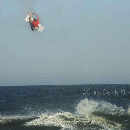 Extreme sports, My friend Chris kiteboarding.