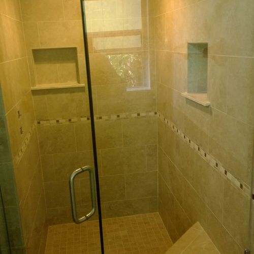 another custom shower I designed, notice how the s