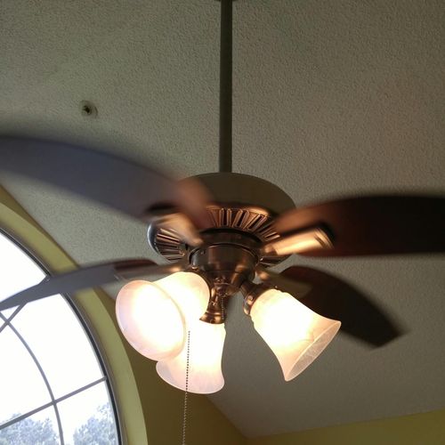 Installed this Ceiling Fan