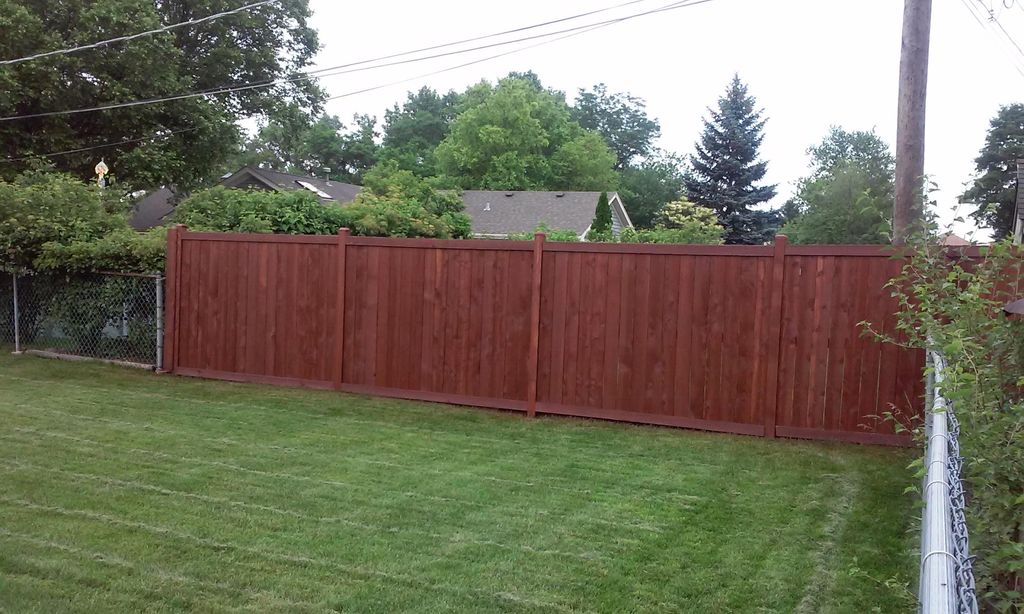 After Staining- with 3 Year Warranty
3 Year Old Fe