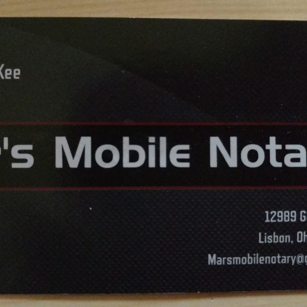 Mar's mobile notary