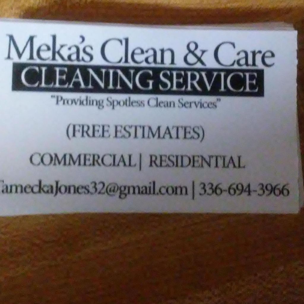 Meka's clean and care cleaning service