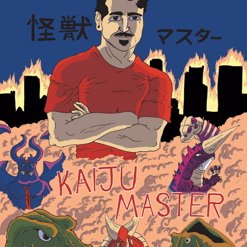 "Kaiju Master" - Poster for Ben Evens