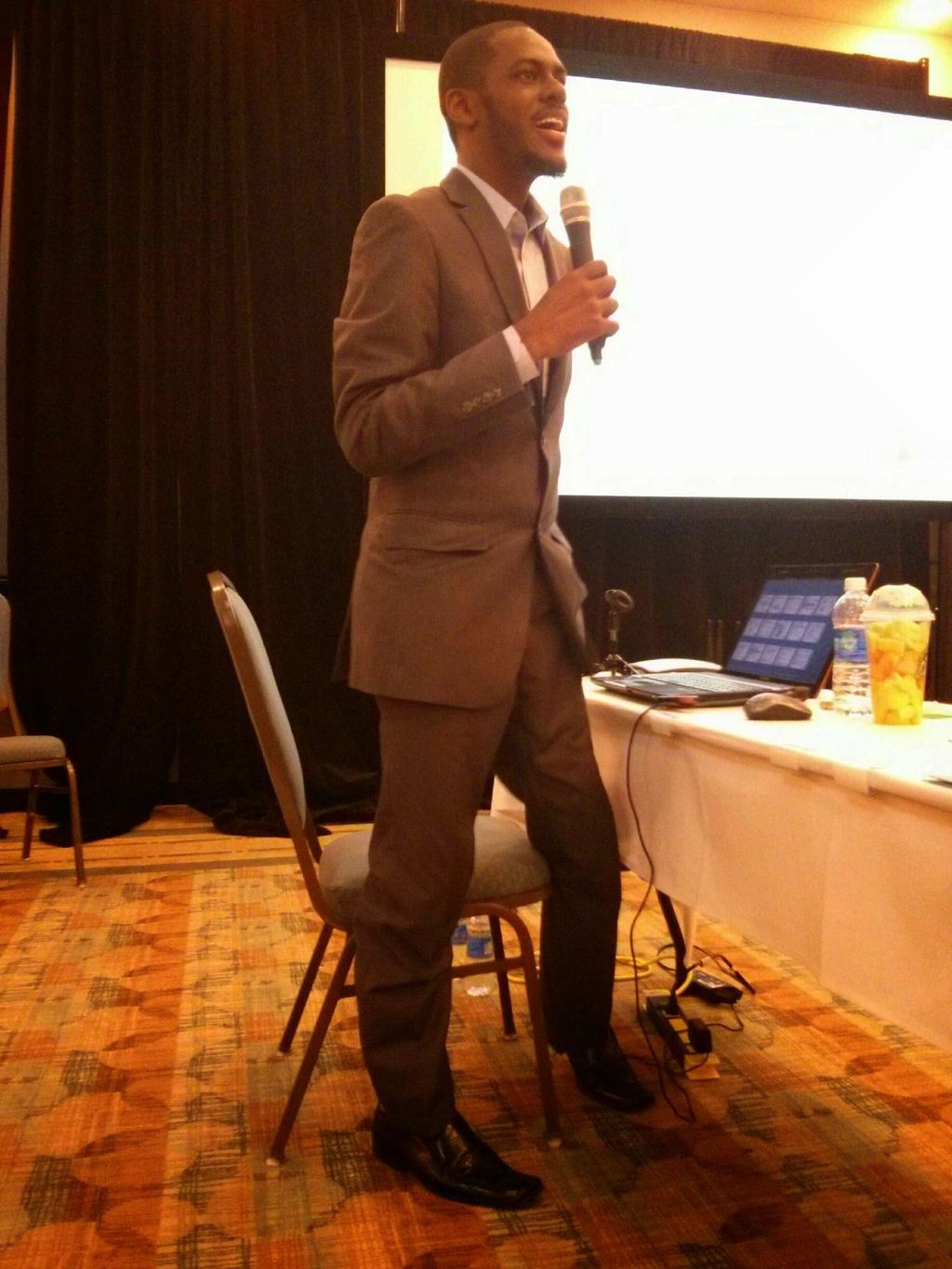 Me Presenting at a Science Conference in Texas