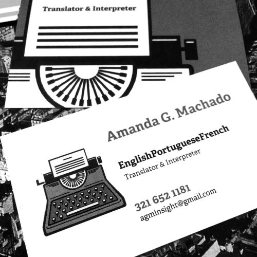 Tradutora e Interprete de Português e Inglês