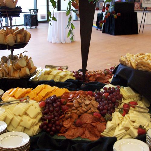 Hors d' oeuvres display