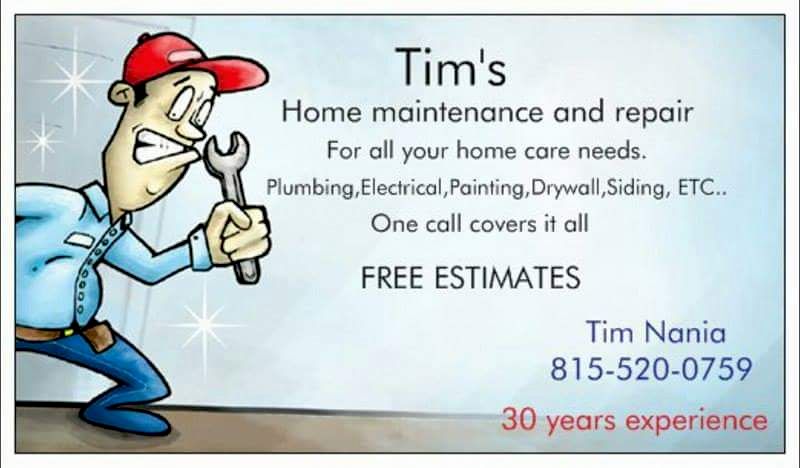 Tim's Home Maintenance and Repair