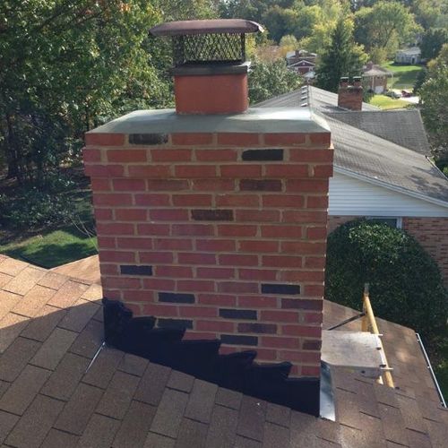 Chimney Rebuild/Crown Replacement - AFTER