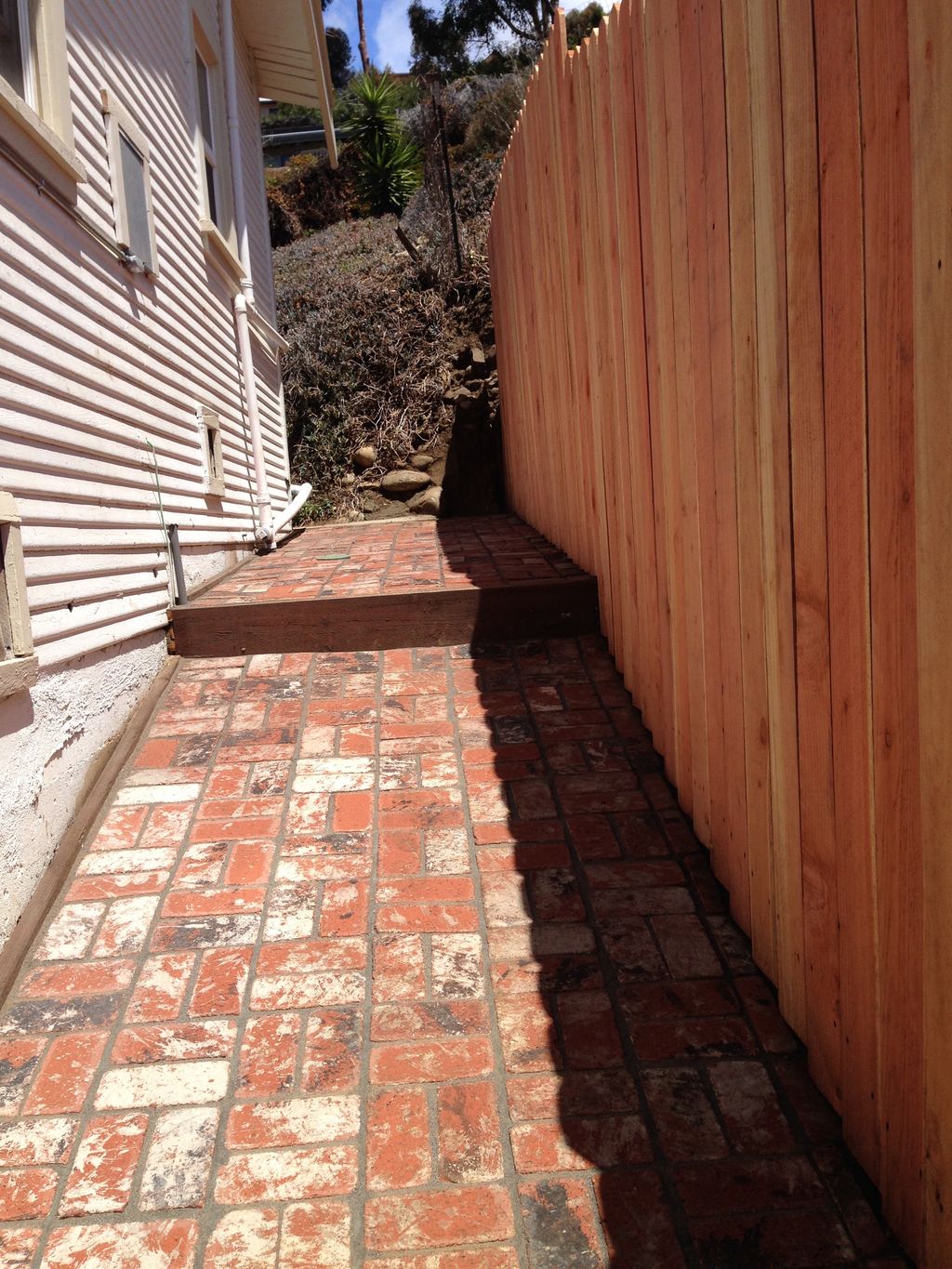 Red brick walkway
