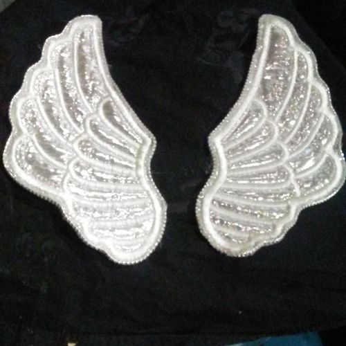 Embroidered wings