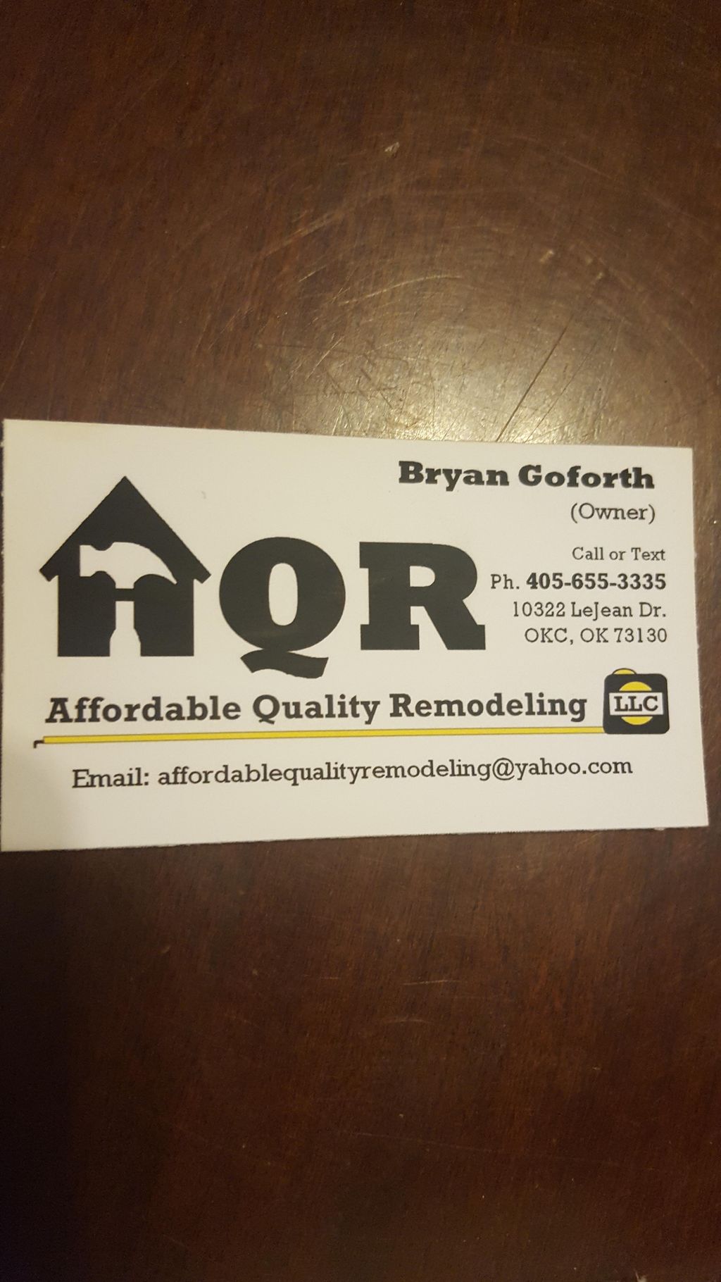 Affordable Quality Remodeling LLC