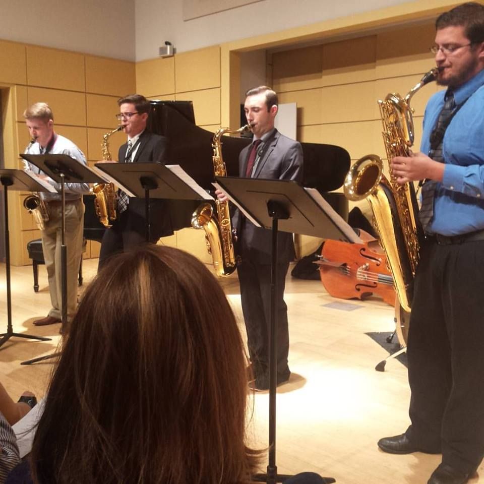 WCU sax quartet performance