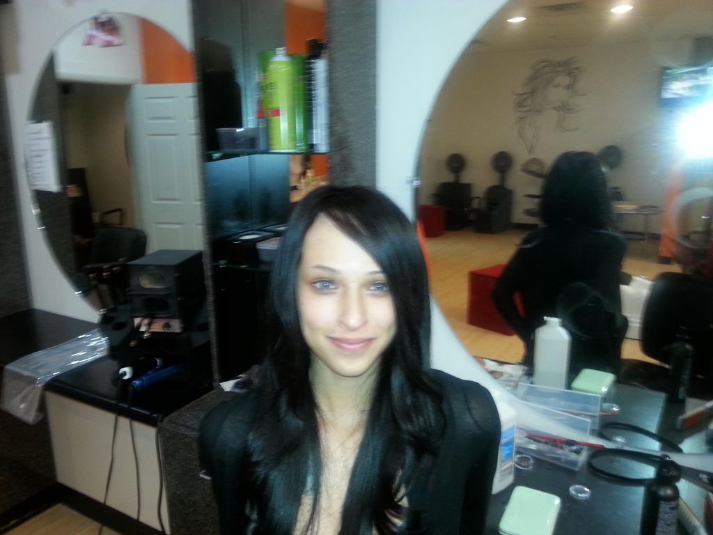Front completed full extensions on straight to fin