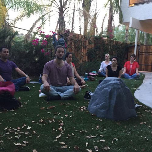 MEDITATION:  
Go to Meetup.com and attend our week