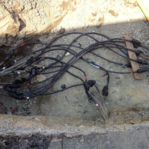 Temporary repair for comed service wires 