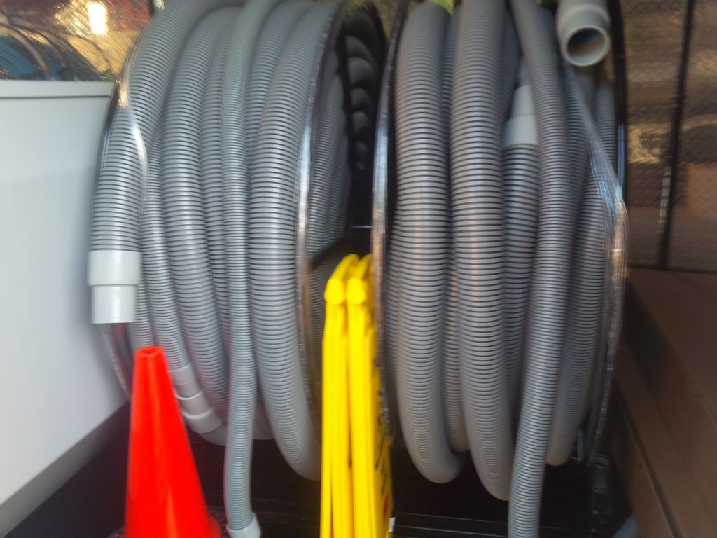 Our system can clean a tile or Carpet 100 yards aw