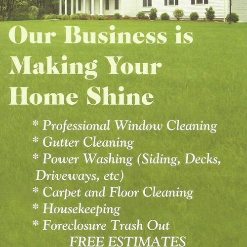 We don't leave your home or place of business unti