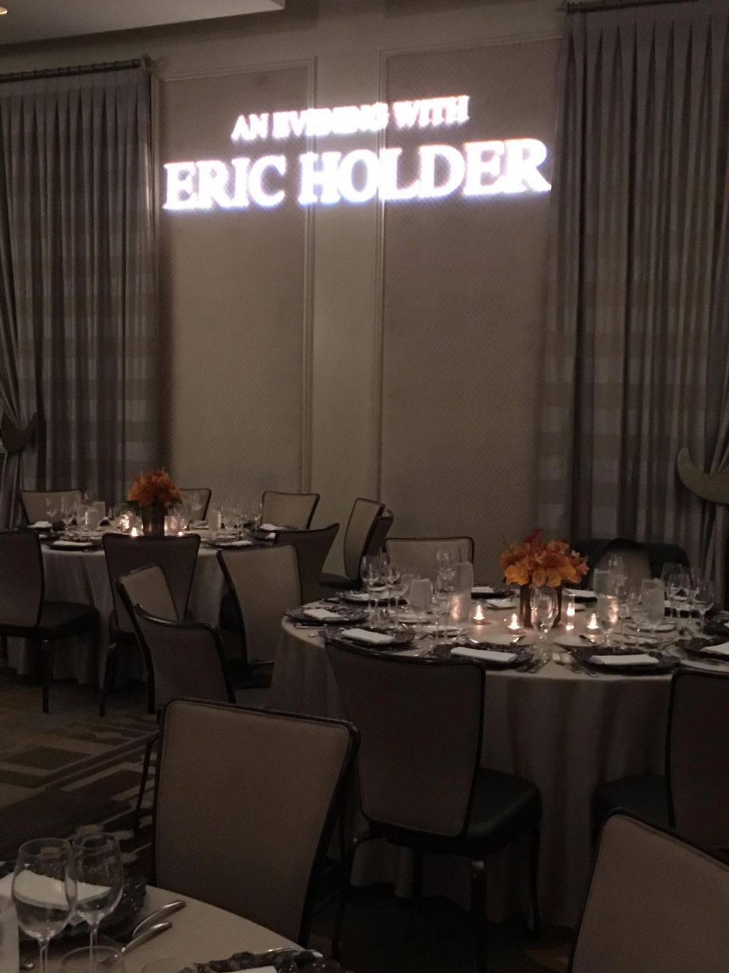 formal dinner for former Attorney General Eric Hol