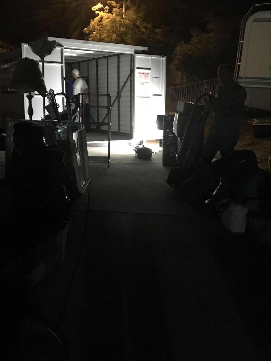 2am! We don't stop until the job is finished!