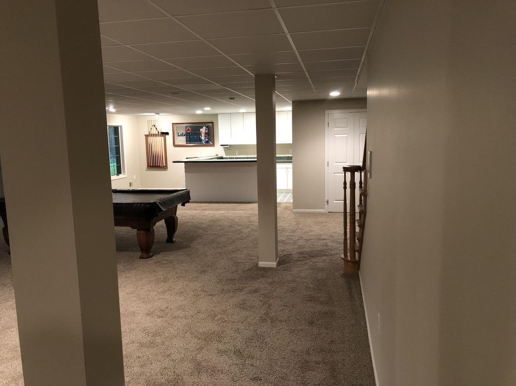 Replaced ceiling tiles
