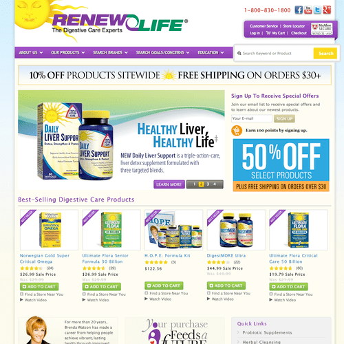 ReNew Life is a large, national supplement company