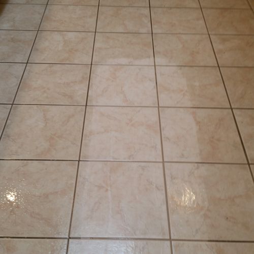 This is where we shine. We are tile and grout clea