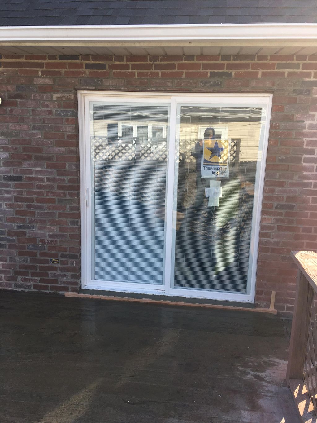 Completed slider. Original brick was saved to ensu