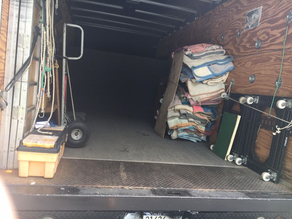 This just shows our empty truck with some of our s