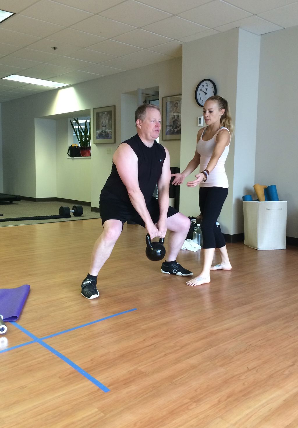 Strength training with Dan