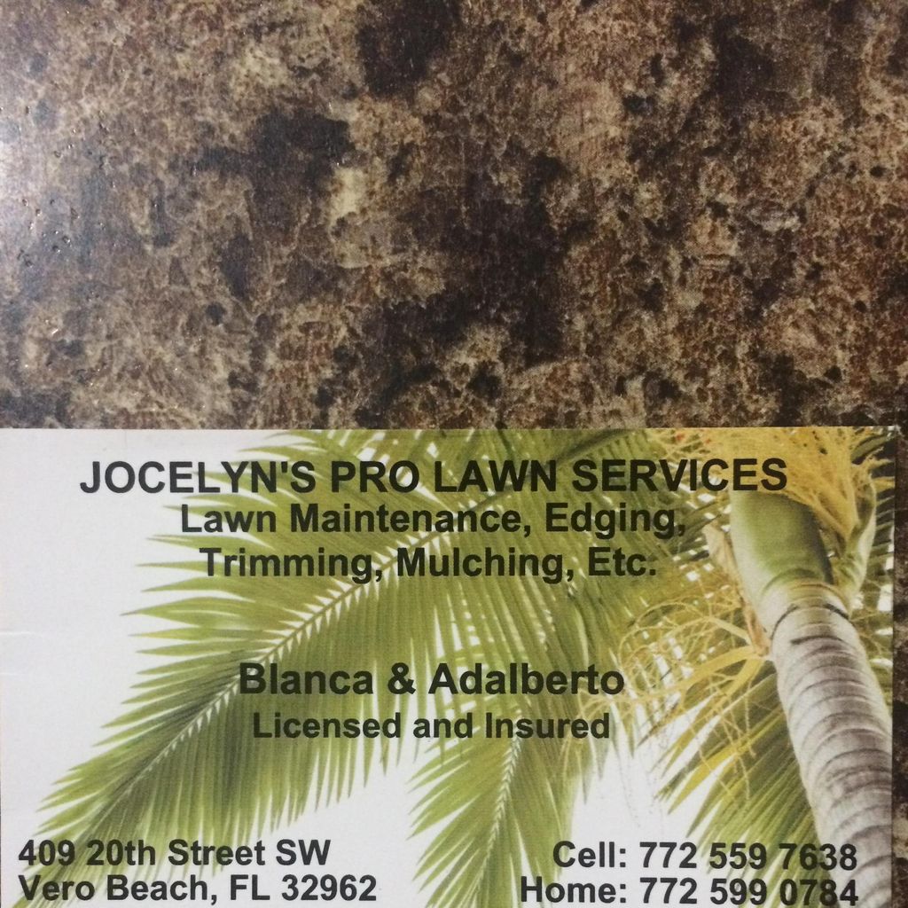 Jocelyn's pro lawn services