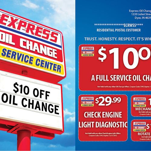 Client: Express Oil Change
Location: Dyer, IN