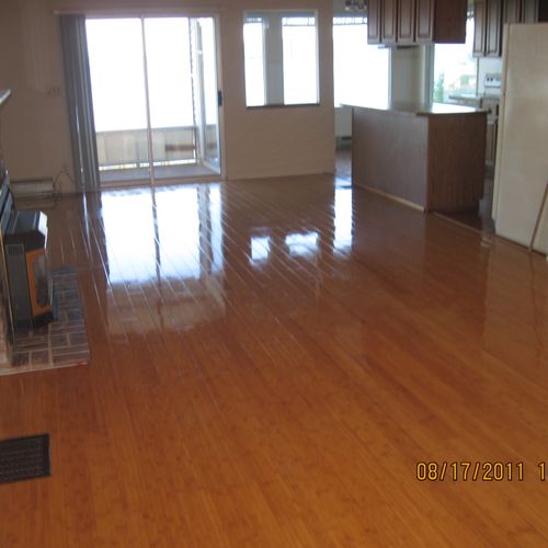 Move in cleaning,  Floors that shine!