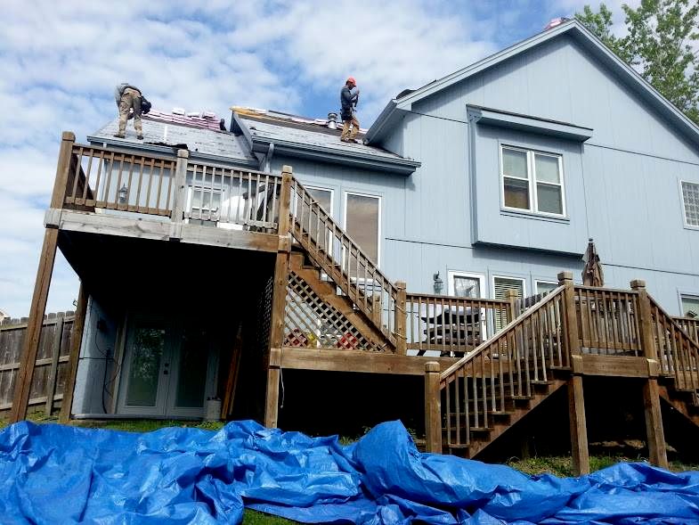 Roof Replacement Before