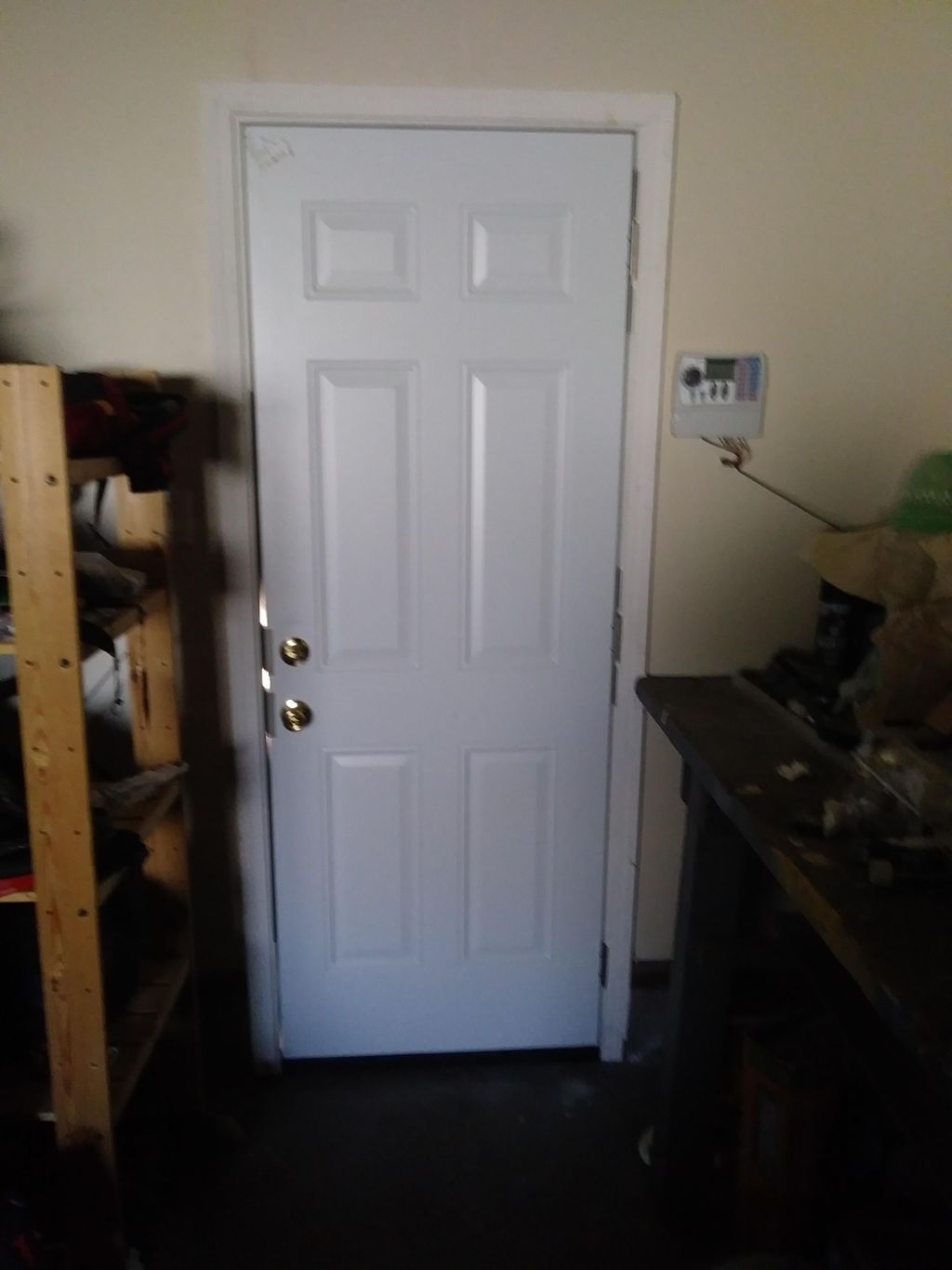 I install this exterior garage door 
At san Jose c